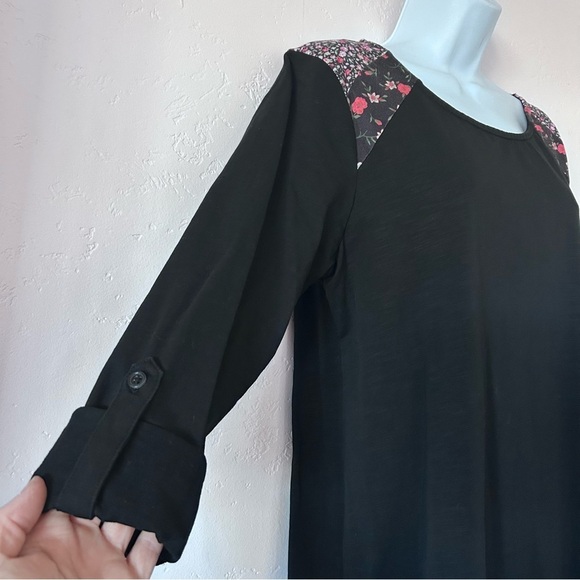 EVY'S TREE The Kylie Shirt Dress Black Size M - Picture 6 of 11